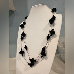 Vintage Black 1960s necklace